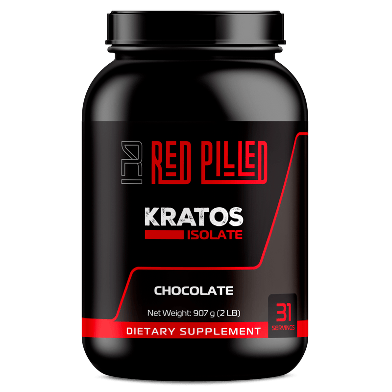 Kratos - Whey Protein Isolate (Chocolate) - 31 Servings - Red Pilled Supplements