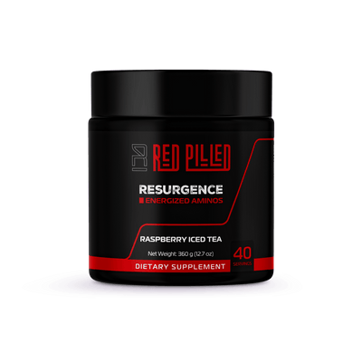 Resurgence - Pre-workout & Aminos (Raspberry Iced Tea) - 40 Servings - Red Pilled Supplements