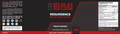 Resurgence - Pre-workout & Aminos (Peach Mango) - 40 Servings - Red Pilled Supplements 